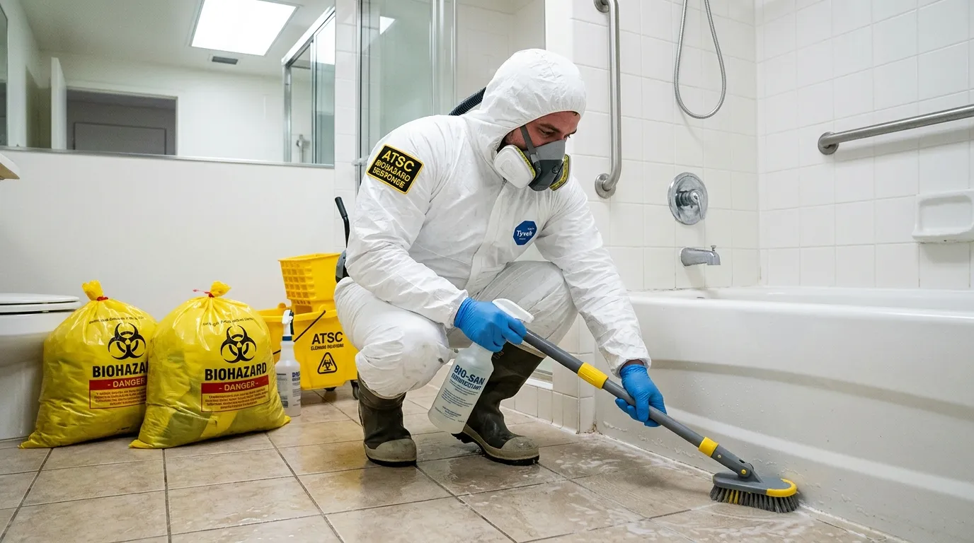 Decontamination equipment deployed for Blood Cleanup in Leominster